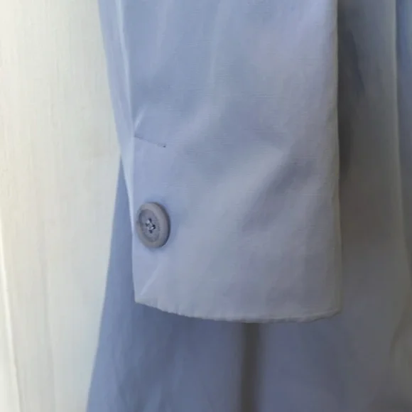 Weatherproof Garment Company Women's Trench Coat Jacket Periwinkle Blue L - Picture 5 of 17
